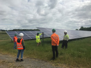Site visit to Errol solar farm